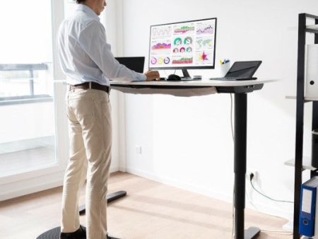 Portable Anti-Fatigue Balance Board with Raised Massage Points for Office-Black Online