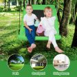 700lb Giant 60 Inch Skycurve Platform Tree Swing for Kids and Adults-Green Supply