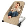 Baby Bouncer Seat with Aluminum and Metal Frame-Beige Online Hot Sale