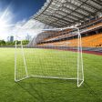 Soccer Goal for Backyard with Heavy Duty Frame and Ground Stakes Fashion