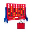 Jumbo 4-to-Score Connect Game Set with Carrying Bag and 42 Coins-Blue Sale