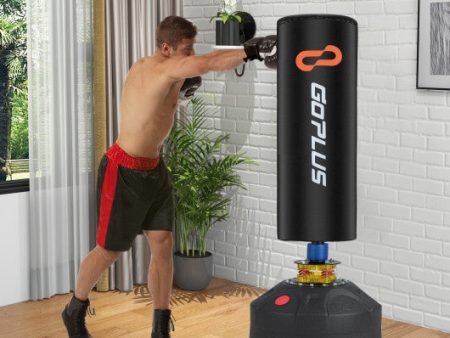 Freestanding Punching Bag Kickboxing Bag with Stand and Suction Cup Base on Sale