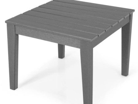 25.5 Inch Square Kids Activity Play Table-Gray Fashion