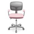 Adjustable Desk Chair with Auto Brake Casters for Kids-Pink Cheap