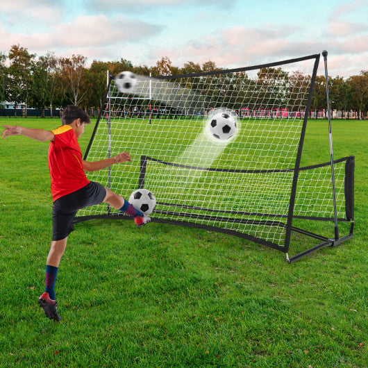 2-in-1 Portable Soccer Rebounder Net with Carrying Bag Online