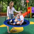 40 Inches Saucer Tree Swing for Kids and Adults-Navy Hot on Sale