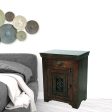 30  Dark Brown One Drawer Nightstand Online Hot Sale