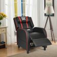 Massage Racing Gaming Single Recliner Chair-Red Hot on Sale