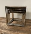 Set Of 4 Modern Rustic Nesting Accent Tables Online Sale