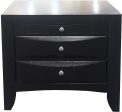 25  Black Three Drawers Nightstand Online