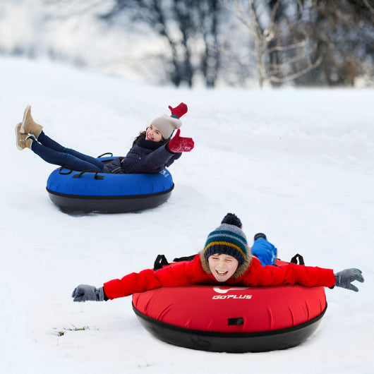 40  Inflatable Snow Sled for Kids and Adults-Red Fashion