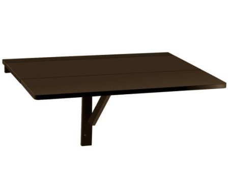 31.5 x 23.5 Inch Wall Mounted Folding Table for Small Spaces-Brown For Discount