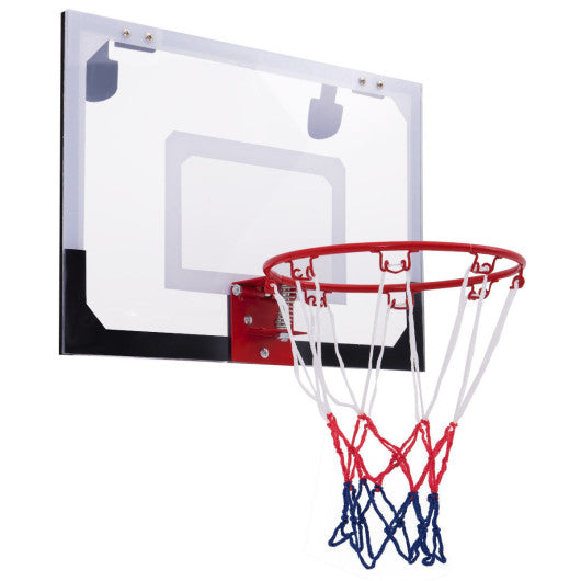 Over-The-Door Mini Basketball Hoop Includes Basketball and 2 Nets For Cheap