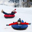 40  Inflatable Snow Sled for Kids and Adults-Blue Discount