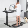 Anti-Fatigue Standing Desk Mat with Massage Roller Ball and Points-Black For Sale