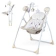 Electric Foldable Baby Rocking Chair with Adjustable Backrest-Beige Supply