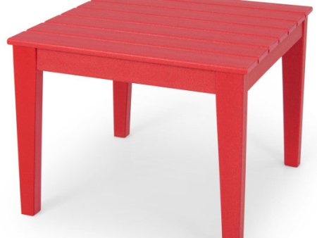 25.5 Inch Square Kids Activity Play Table-Red Discount