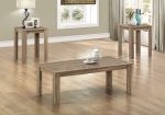 Set of Three 44  Taupe Coffee Table Hot on Sale