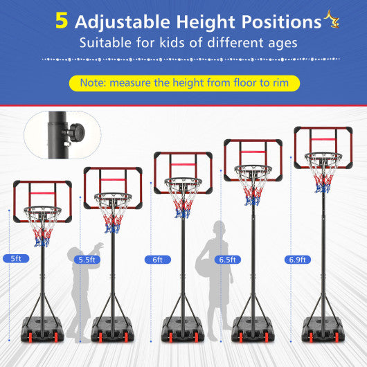 Basketball Hoop Stand 5 Feet-6.8 Feet Height Adjustable Online