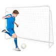 Soccer Goal for Backyard with Heavy Duty Frame and Ground Stakes Fashion