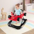 Convertible Baby Walker with 3 Adjustable Height Settings-Red Online