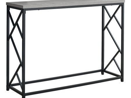 44  Gray and Black Frame Console Table Online Hot Sale