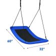 700lb Giant 60 Inch Skycurve Platform Tree Swing for Kids and Adults-Blue For Discount