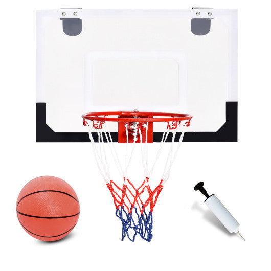 Over-The-Door Mini Basketball Hoop Includes Basketball and 2 Nets For Cheap