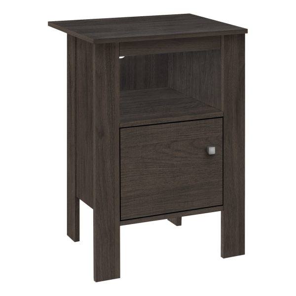 24  Brown Nightstand with Cabinet Storage For Discount