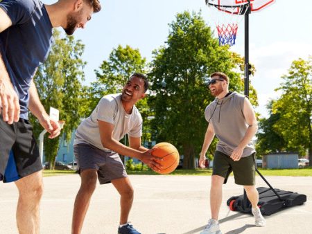 Adjustable Basketball Hoop System Stand with Wheels Supply