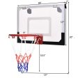 Over-The-Door Mini Basketball Hoop Includes Basketball and 2 Nets For Cheap