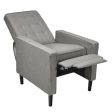 Mid-Century Push Back Recliner Chair -Gray Supply