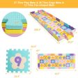 75 Pieces Baby Foam Interlocking Play Mat with Fence with Detachable Numbers Sale