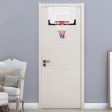 Over-The-Door Mini Basketball Hoop Includes Basketball and 2 Nets For Cheap