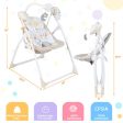 Electric Foldable Baby Rocking Chair with Adjustable Backrest-Beige Supply