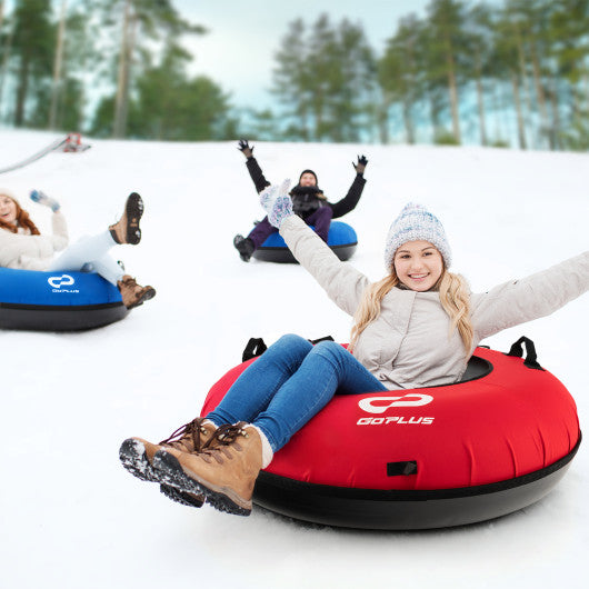 40  Inflatable Snow Sled for Kids and Adults-Red Fashion