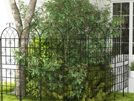 2 4 Pack 71 x 20 Inch Metal Garden Trellis for Climbing Plants-Set of 4 For Sale