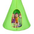 40 Inch Kids Nest Swing Chair Hanging Hammock Seat for Indoor Outdoor-Green Cheap