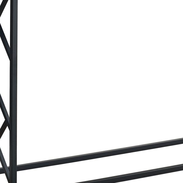 44  Gray and Black Frame Console Table Online Hot Sale