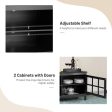 50 Inch Modern Wood Large TV Stand Entertainment Center for TV For Discount