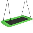 60 Inches Platform Tree Swing Outdoor with  2 Hanging Straps-Green For Cheap