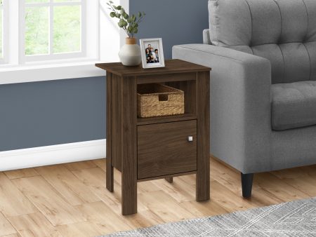 24  Walnut Nightstand with Cabinet Storage on Sale