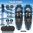 21 25 30 Inch Lightweight Terrain Snowshoes with Flexible Pivot System-21 inches For Cheap