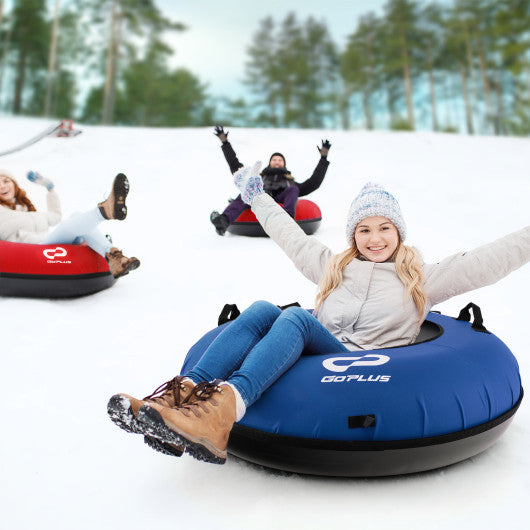 40  Inflatable Snow Sled for Kids and Adults-Blue Discount