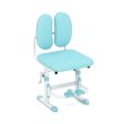 Ergonomic Height-adjustable Kids Study Chair with Double Back Support-Blue Online Sale