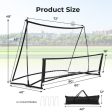 2-in-1 Portable Soccer Rebounder Net with Carrying Bag Online