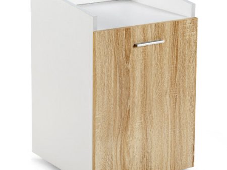 File Cabinet with 2 Drawers Mobile Filing Cabinet with Wheel for Letter Size-White Discount