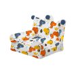 High-density Padding Kids Sofa with Armrest and Extra Pilow-Blue Online