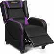 Home Massage Gaming Recliner Chair-Purple Discount