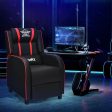 Massage Racing Gaming Single Recliner Chair-Red Hot on Sale